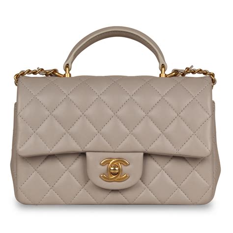 chanel mini classic flap bag 8 inch|chanel mini flap bag with top handle.